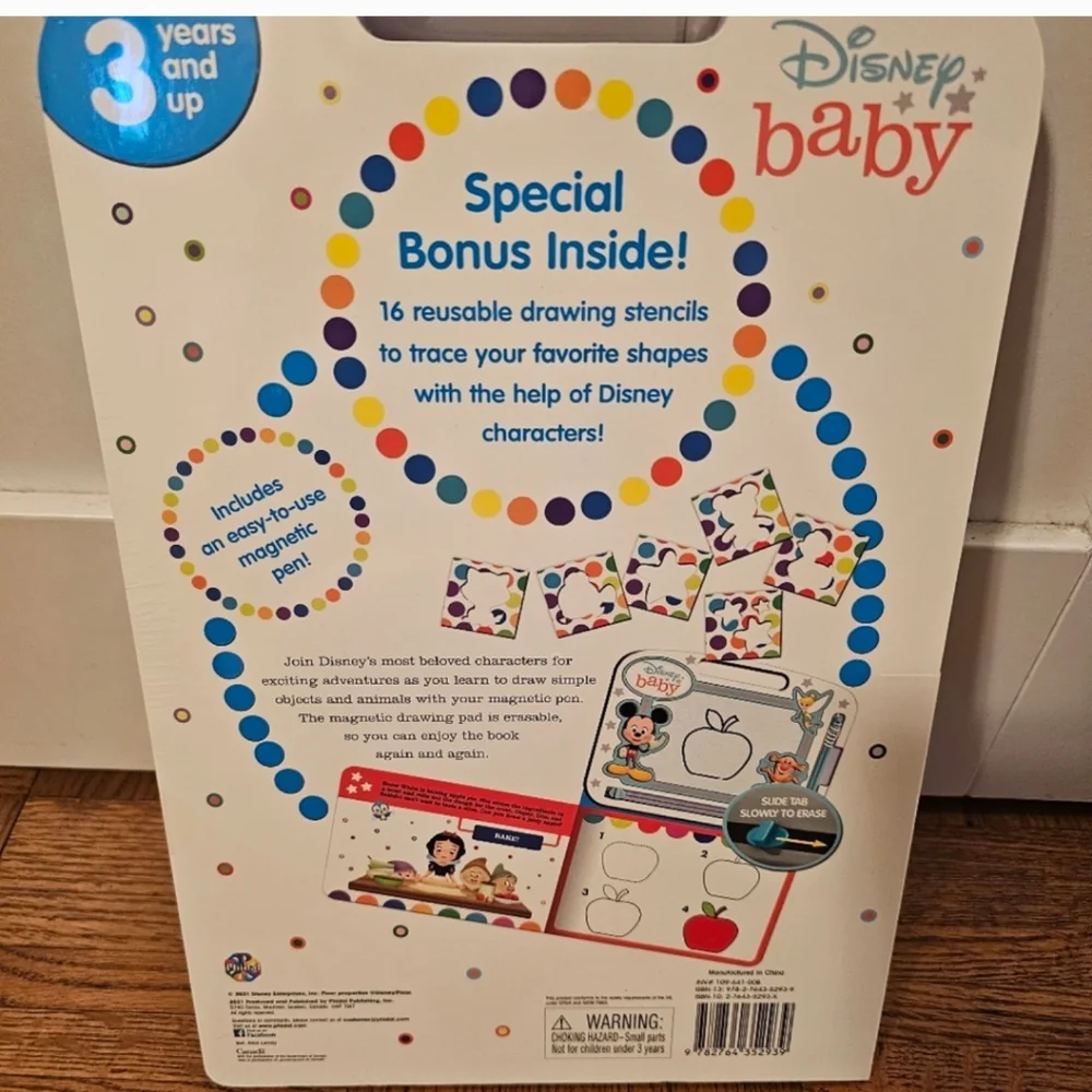 Disney Baby Read & Doodle - Learning resources for kids, a magnetic draw…
